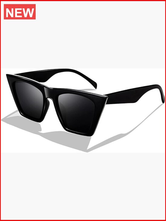Vintage Square Cat Eye Sunglasses with UV400 Protection main image 6